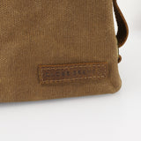The Waxed Leather Toiletries Bag