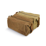 The Waxed Leather Toiletries Bag