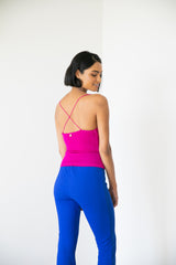The Halle Top - Vibrant Pink